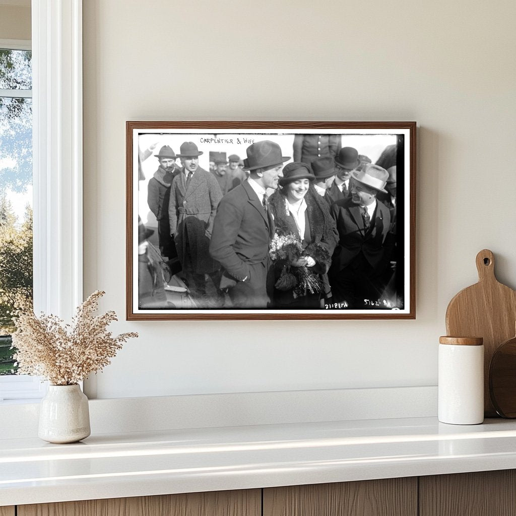 1924 Portrait of a Glamorous Roaring Twenties Couple