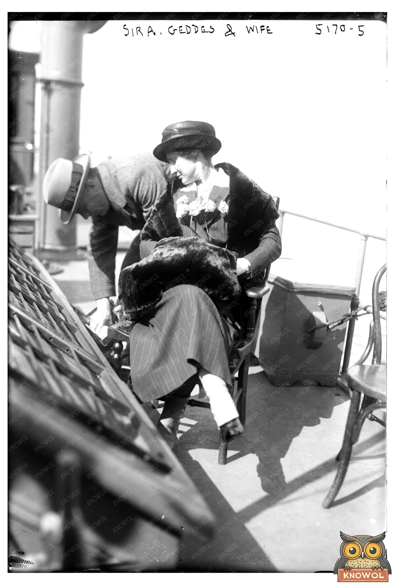 1920s Portrait of a Notable Biologist and Spouse