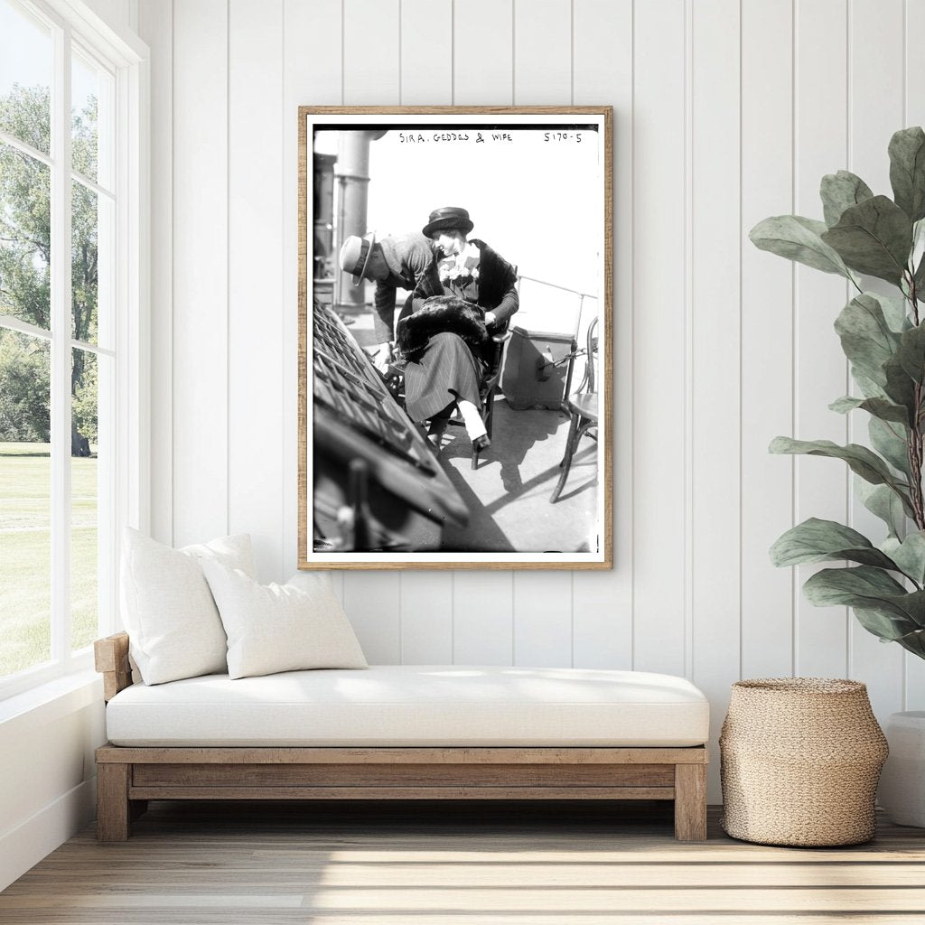 1920s Portrait of a Notable Biologist and Spouse