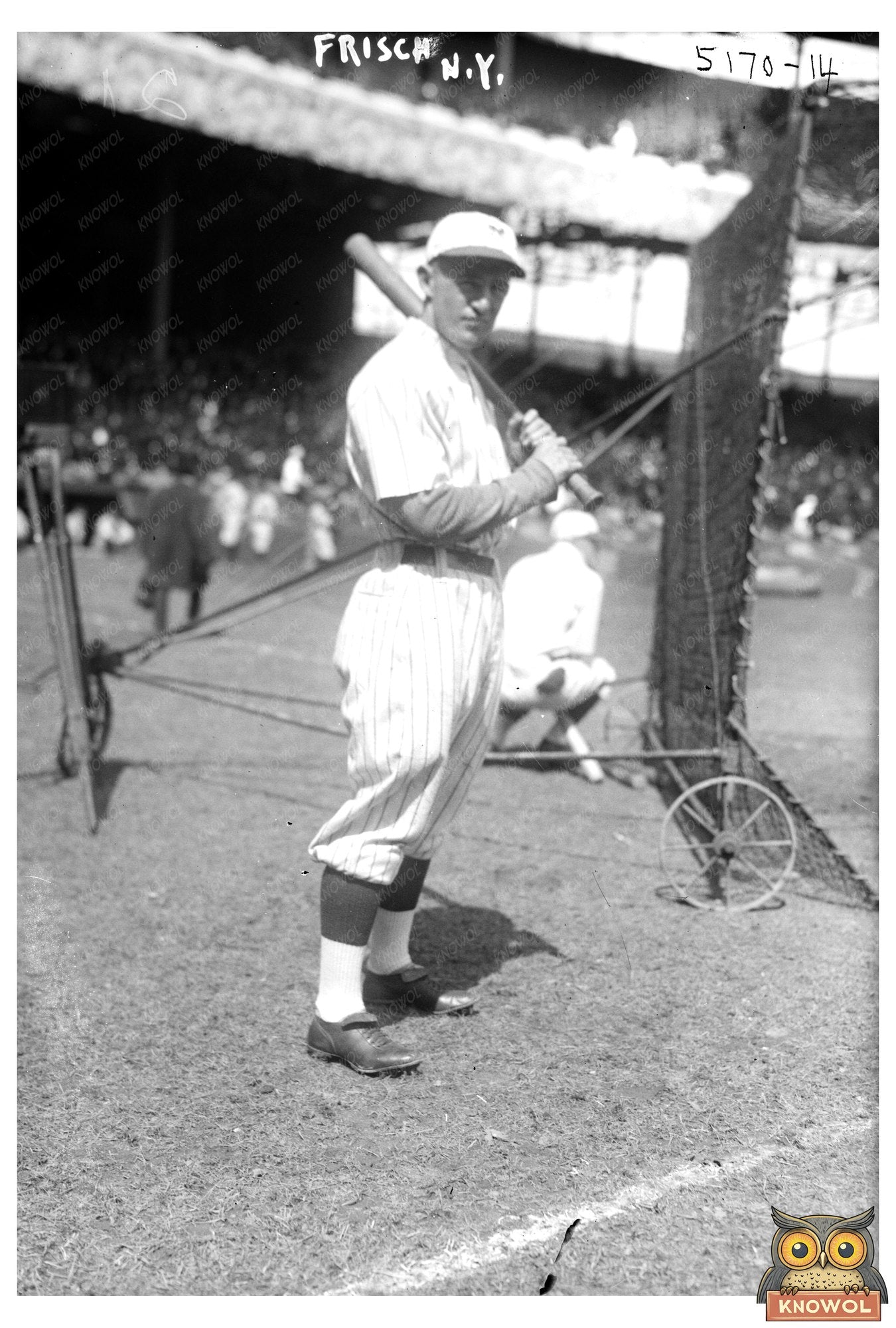 1921 Vintage Baseball Star: Frankie Frisch in Action
