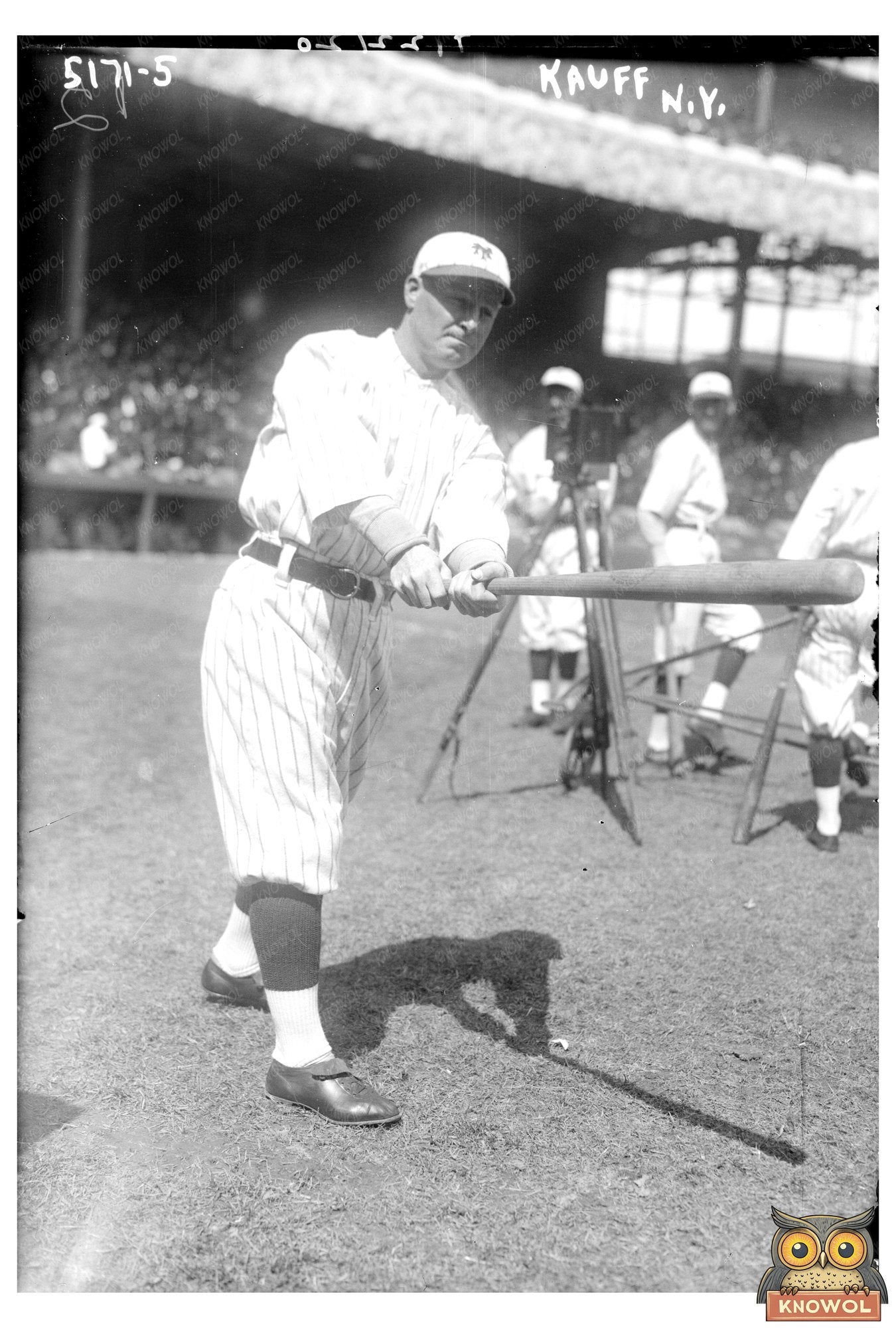 1920 Vintage Photo of New York Giants Outfielder