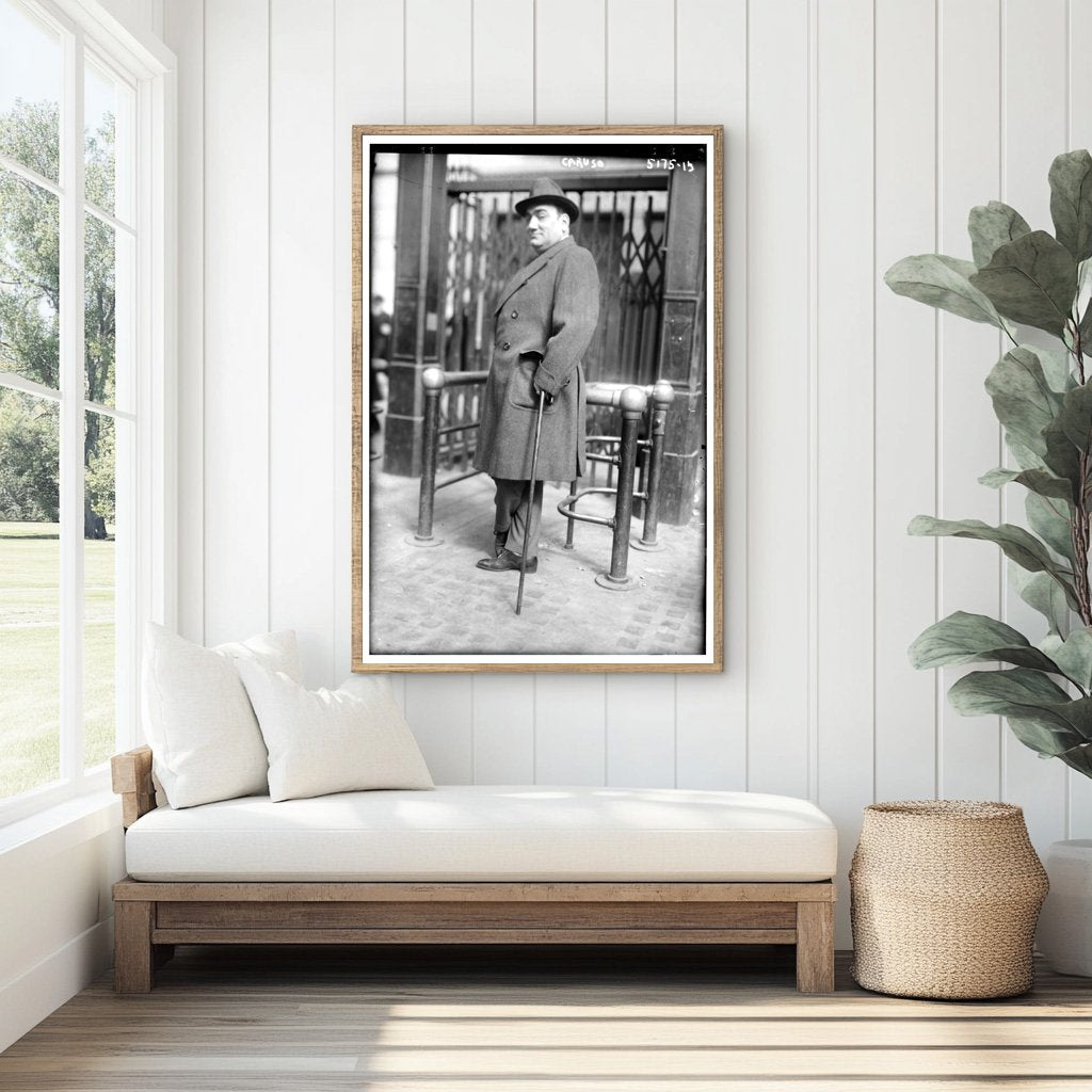 Early 20th Century Portrait of Iconic Opera Tenor