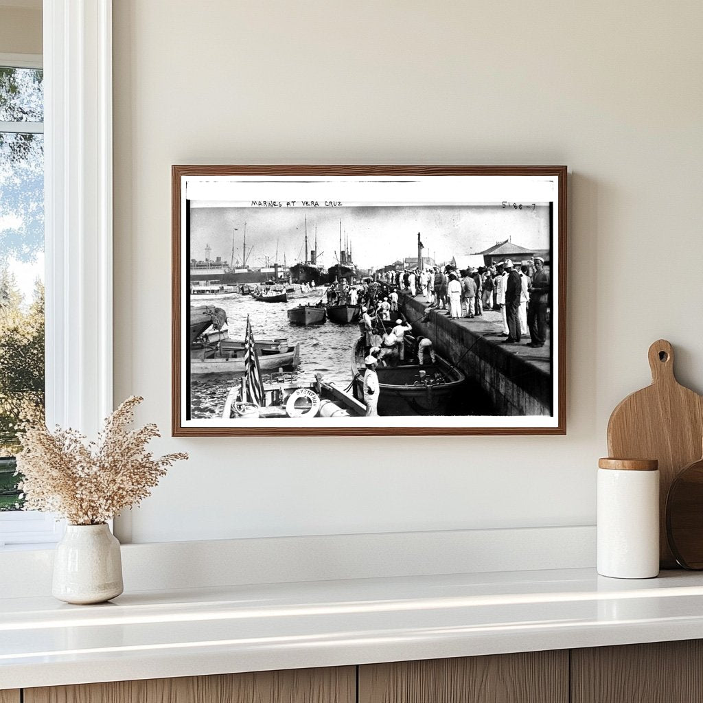 1914 U.S. Marines In Action at Vera Cruz