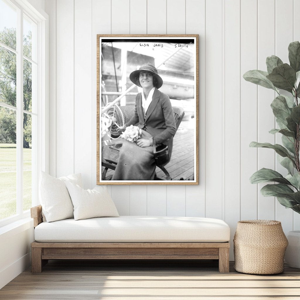 Captivating Portrait of Early 20th Century Starlet