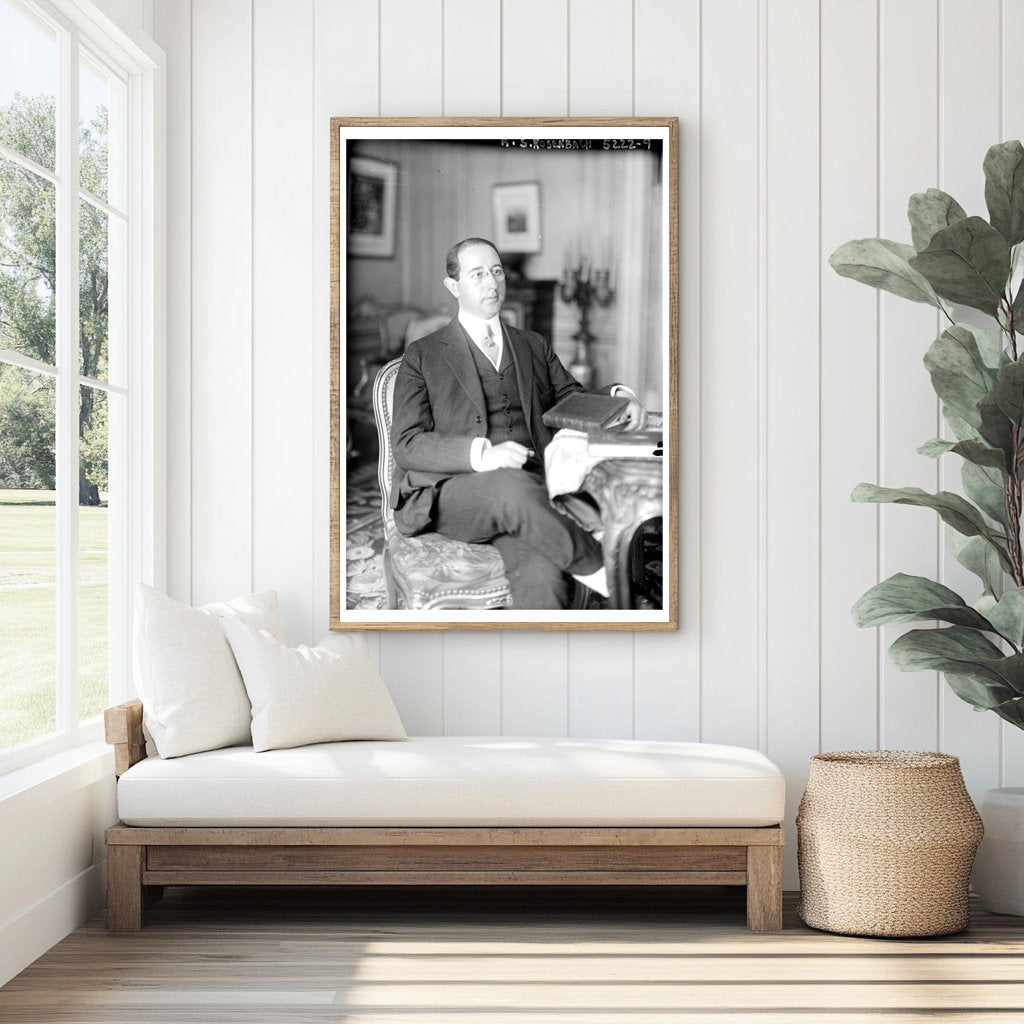 1924 Portrait of a Rare Book Pioneer in America