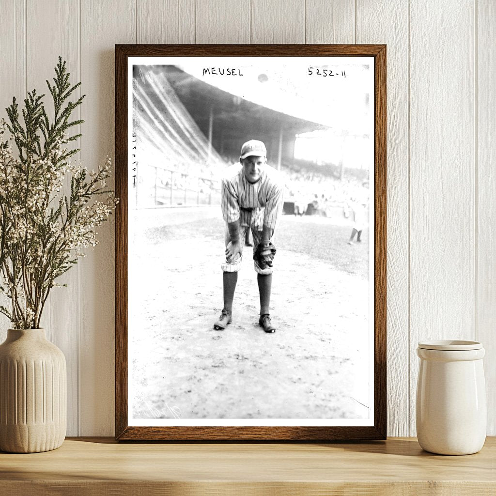 1922 New York Yankees Star Outfielder Bob Meusel