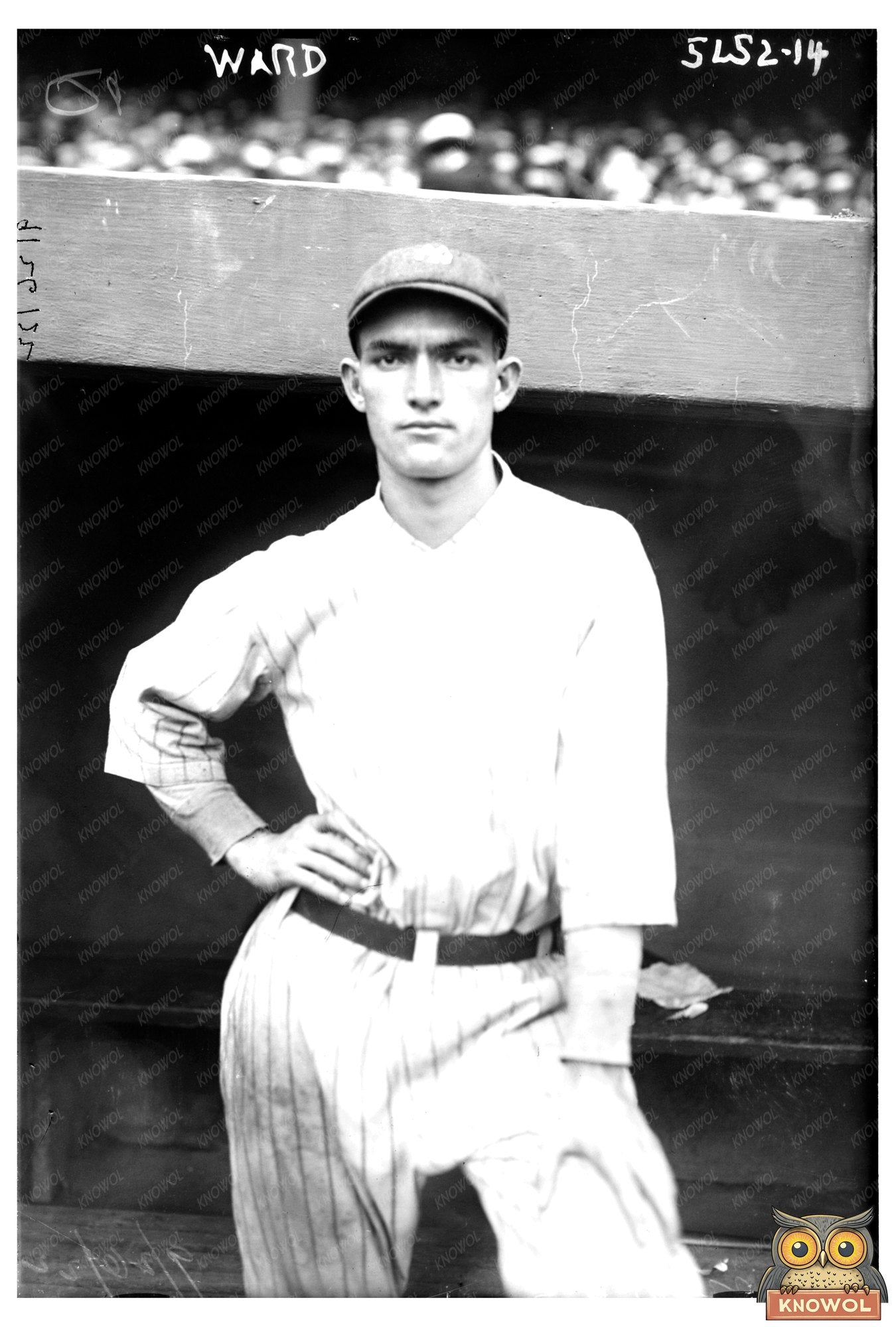 1922 Vintage Baseball Star Aaron Ward in New York