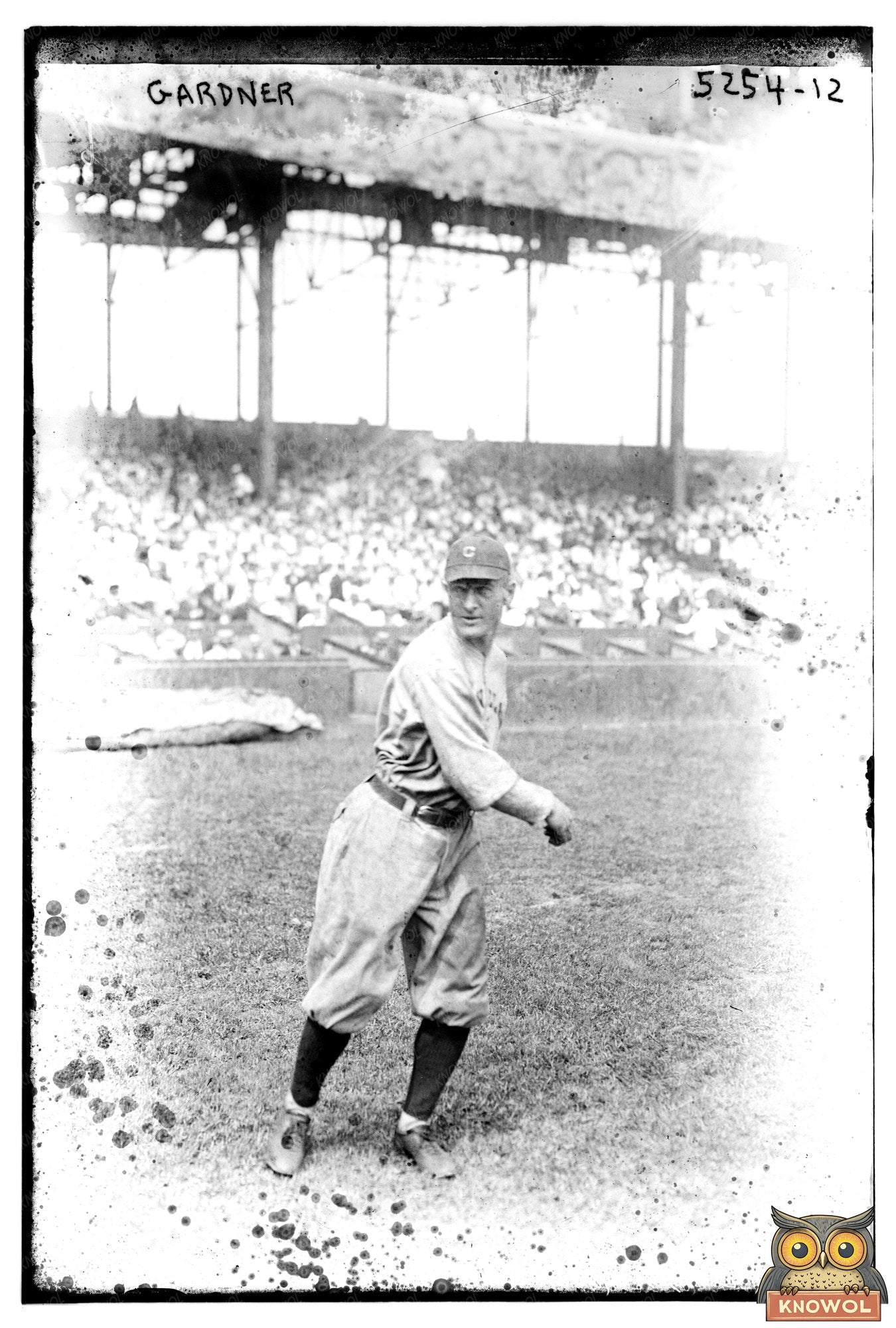 1922 Vintage Baseball Star: Clevelands Larry Gardner