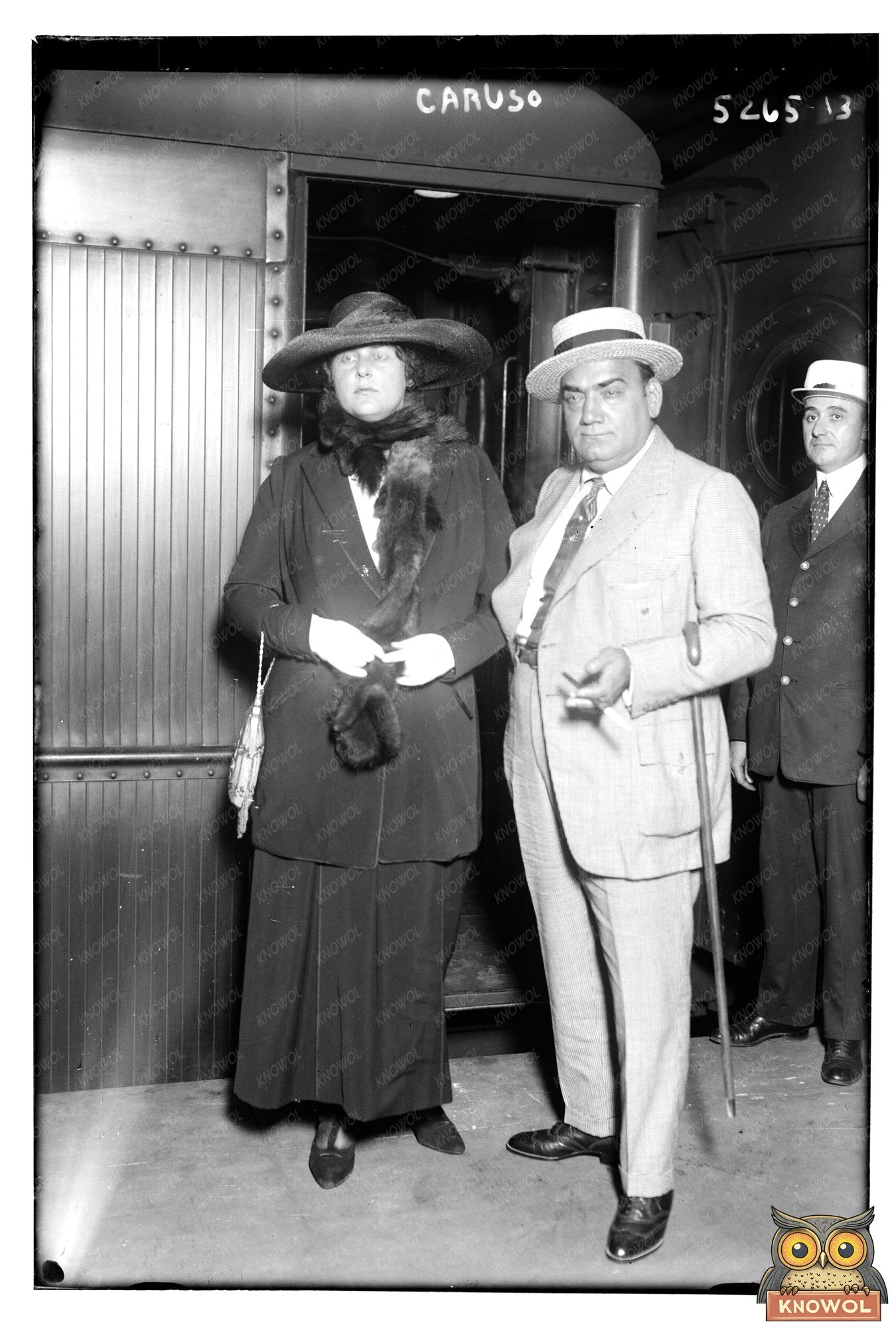 Timeless Portrait of Enrico Caruso, Opera Legend