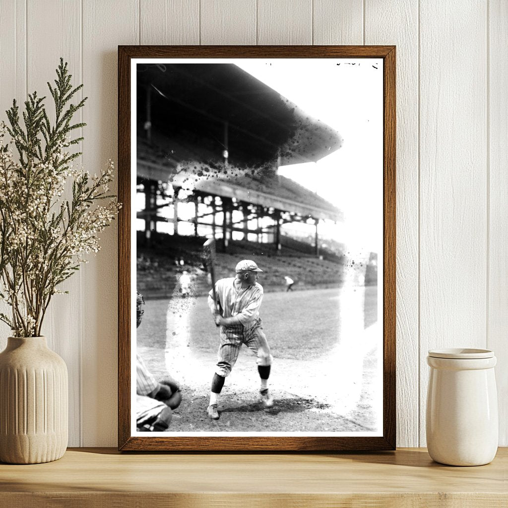 1920 Brooklyn Baseball Star: Pete Kilduff Action Shot