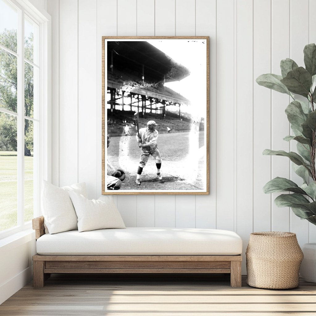 1920 Brooklyn Baseball Star: Pete Kilduff Action Shot