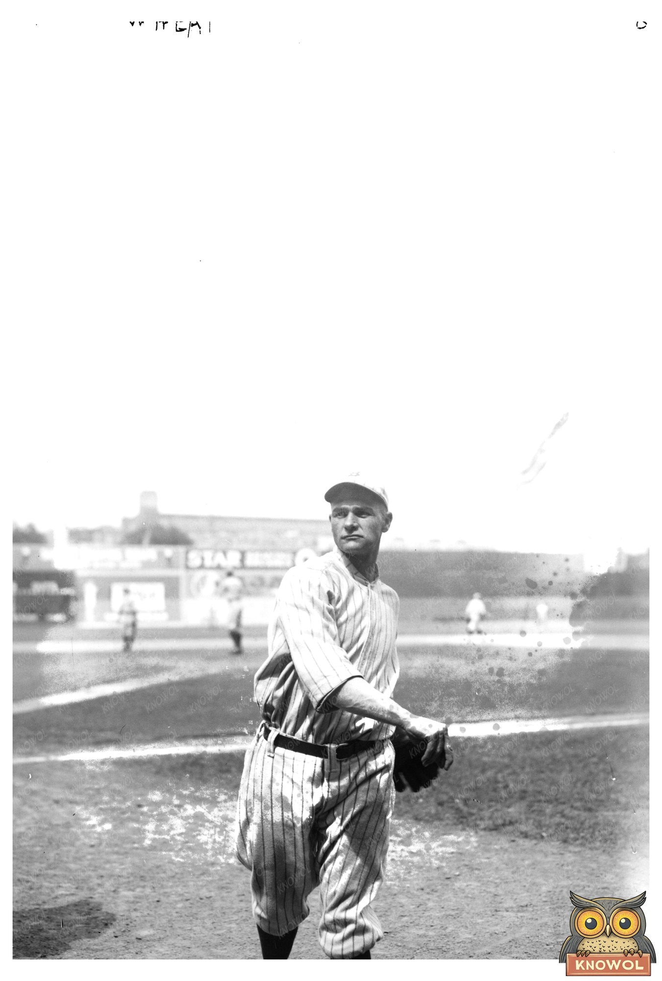 1920 Brooklyn Baseball Star: Zack Wheat in Action