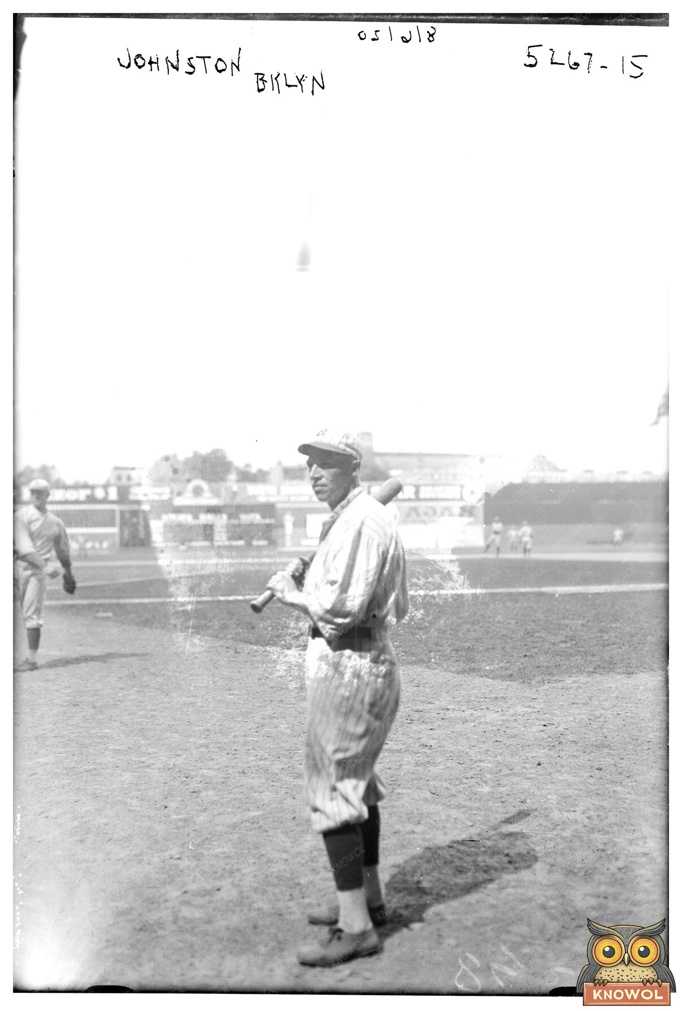 1922 Brooklyn Robins Outfielder Jimmy Johnston Action Shot
