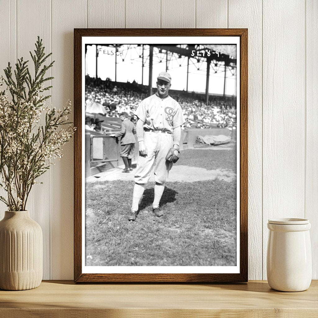 1920 Chicago Baseball Star: Oscar Felsch Portrait