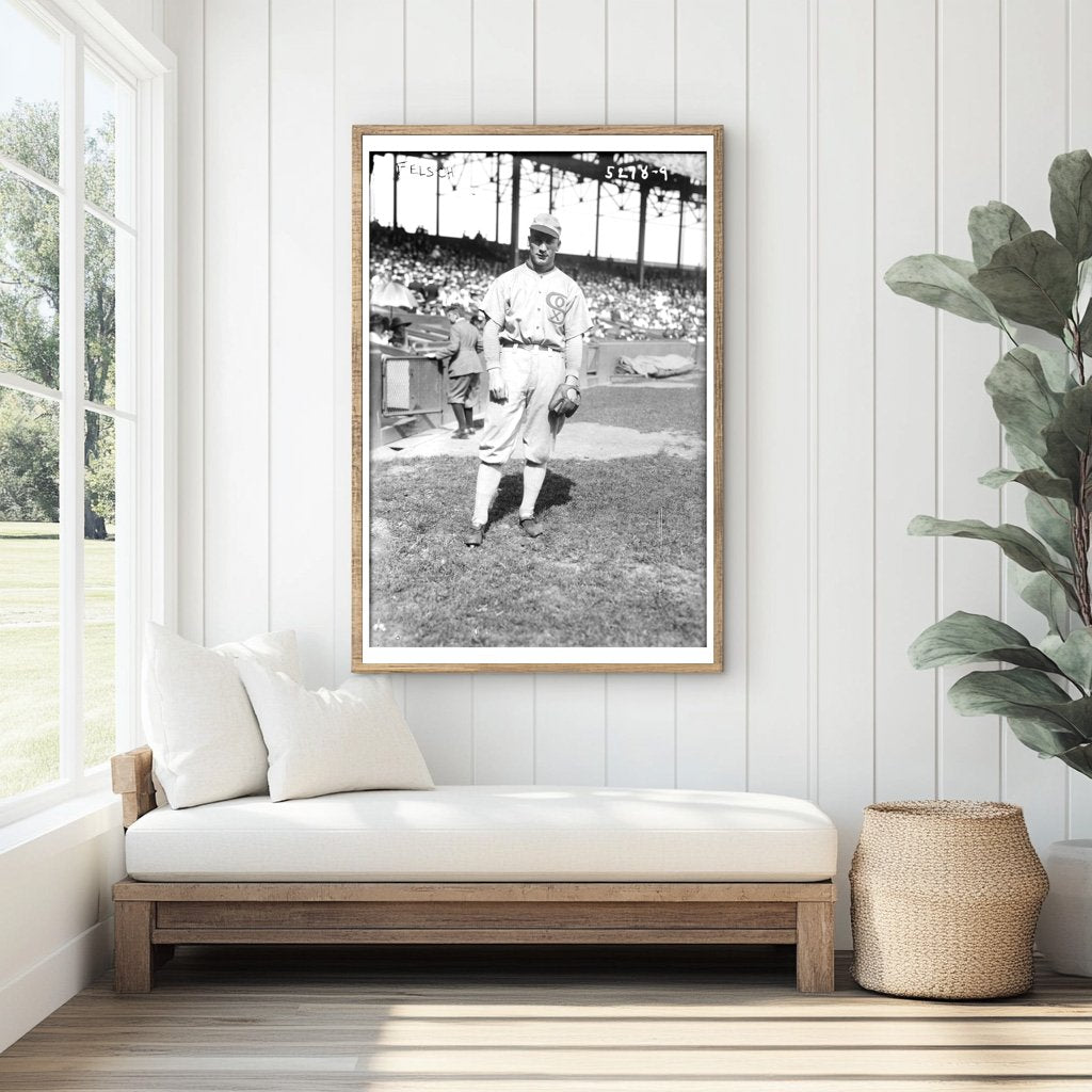 1920 Chicago Baseball Star: Oscar Felsch Portrait