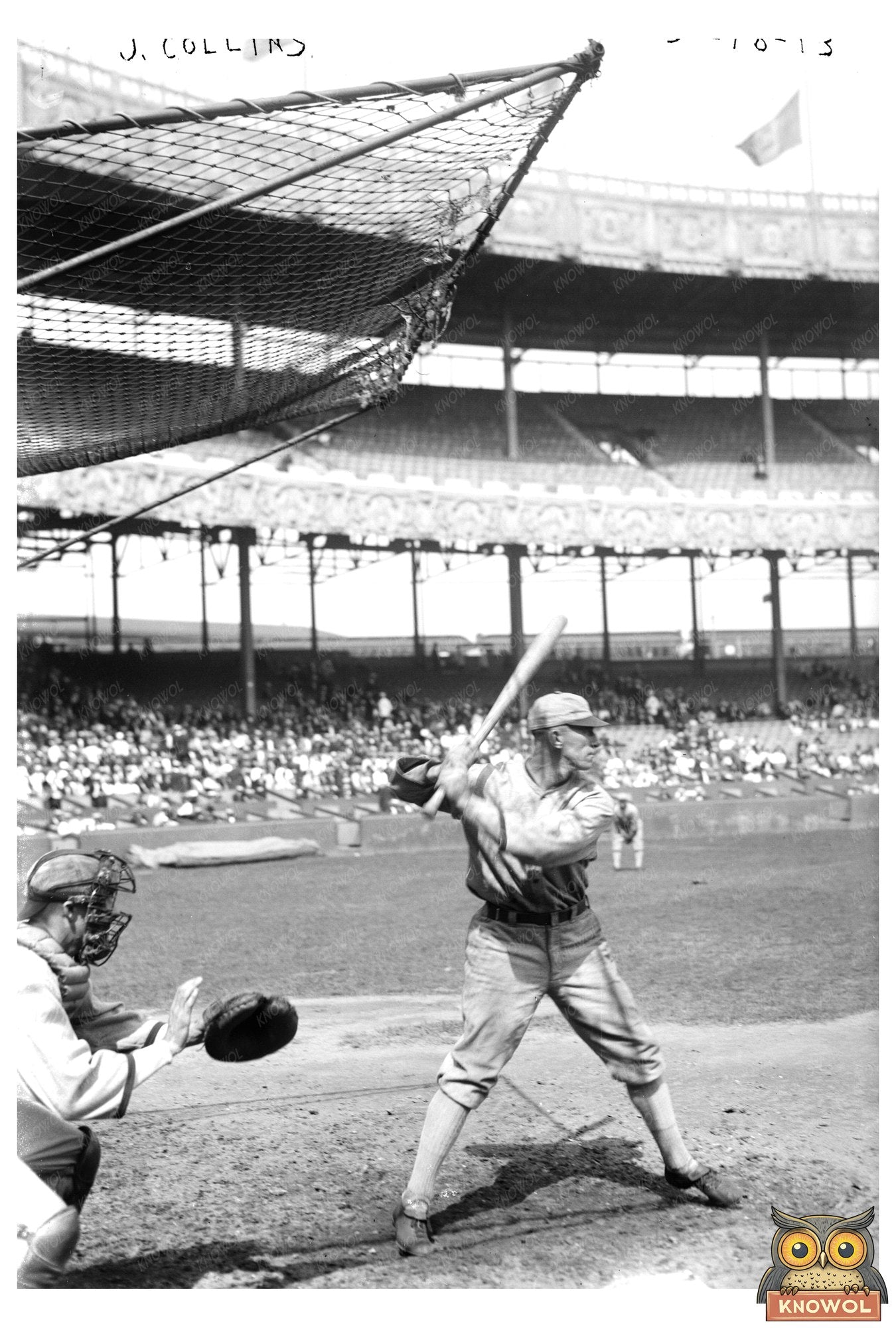1920 Chicago Baseball Icon Shano Collins Portrait