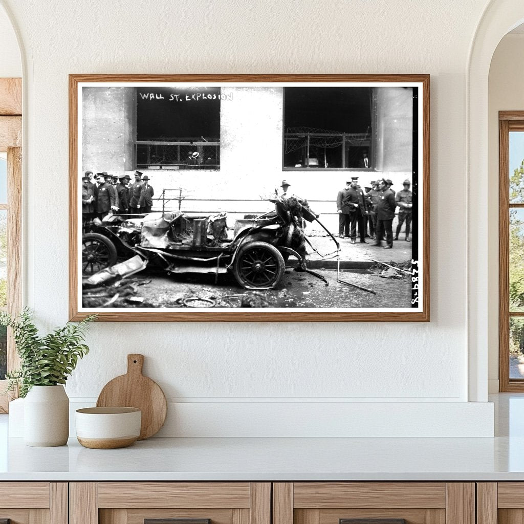 Devastation on Wall Street: 1920 Explosion Aftermath