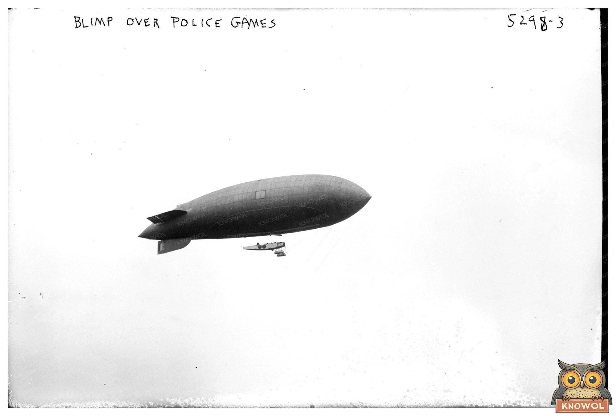 1920 Police Games: Historic Blimp Overhead