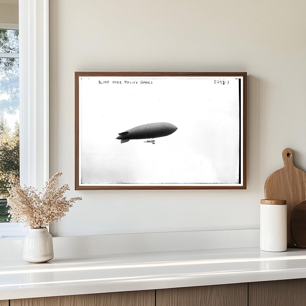 1920 Police Games: Historic Blimp Overhead