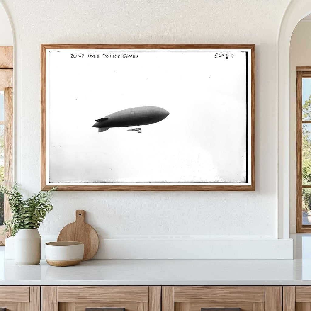 1920 Police Games: Historic Blimp Overhead