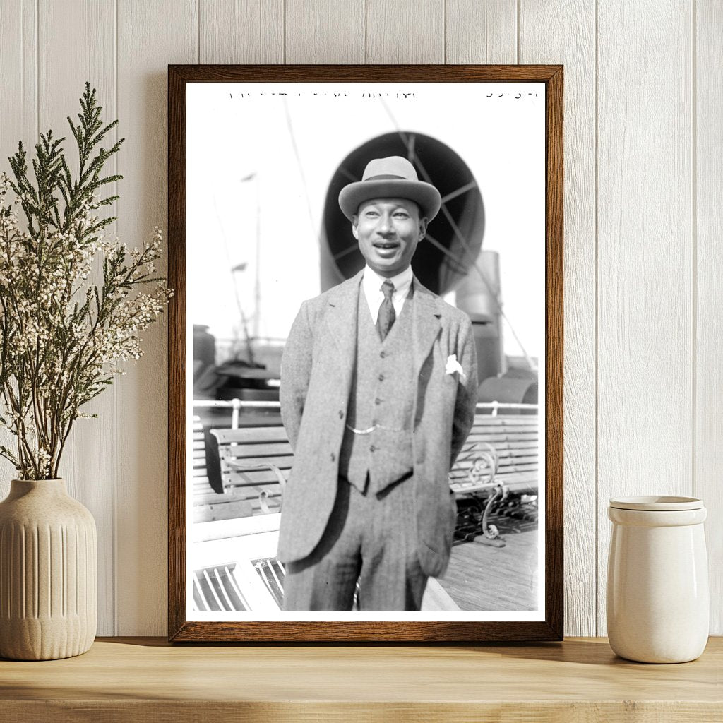 1920 Portrait of Thai Royalty: Prince Purachatra