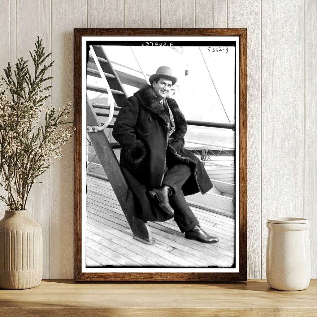 1920s Portrait of A. Coates: Iconic Historical Image