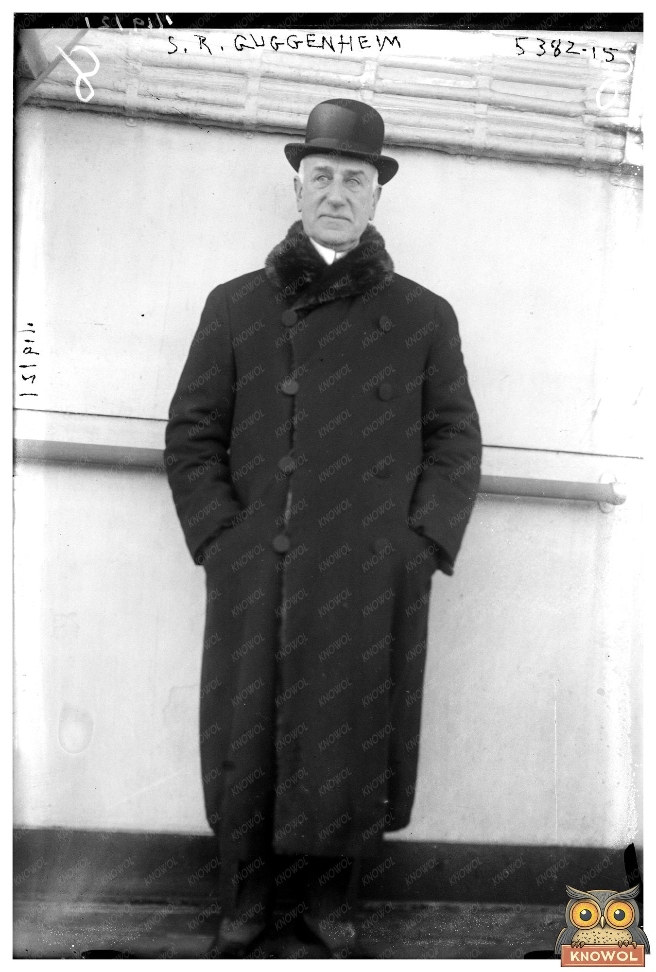 1910s Portrait of Industrialist & Art Patron S.R. Guggenheim