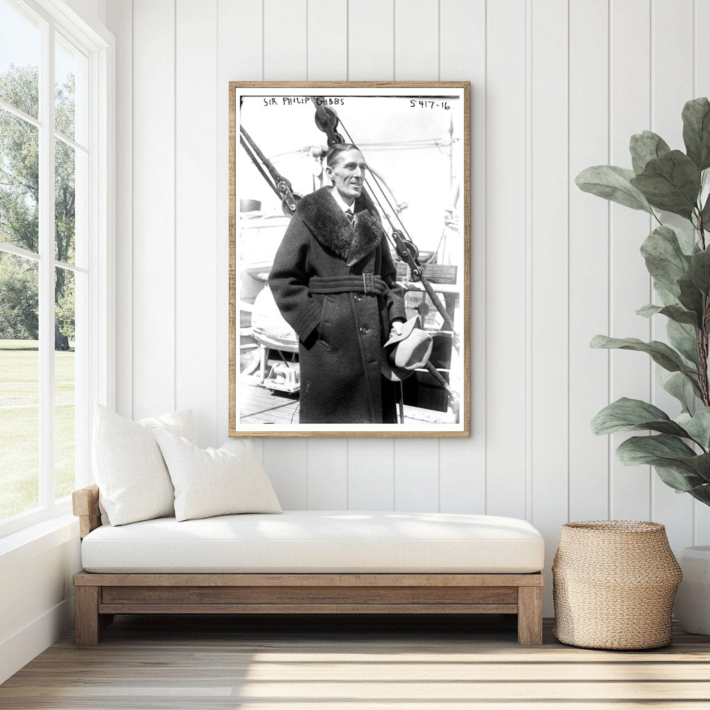 1921 Portrait of Notable War Correspondent