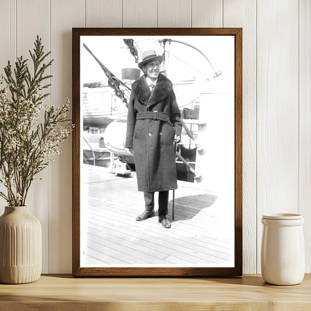 1921 Portrait of Renowned British War Journalist