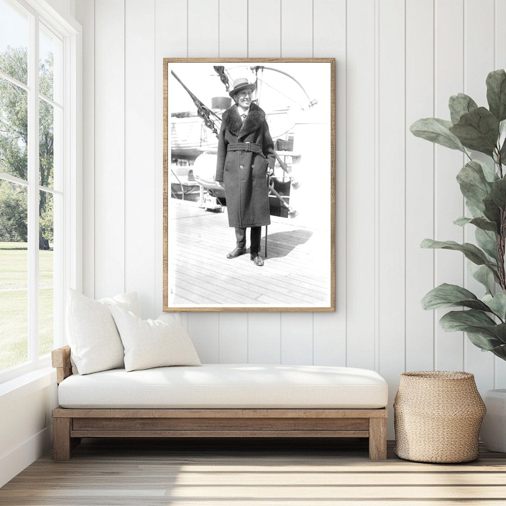 1921 Portrait of Renowned British War Journalist