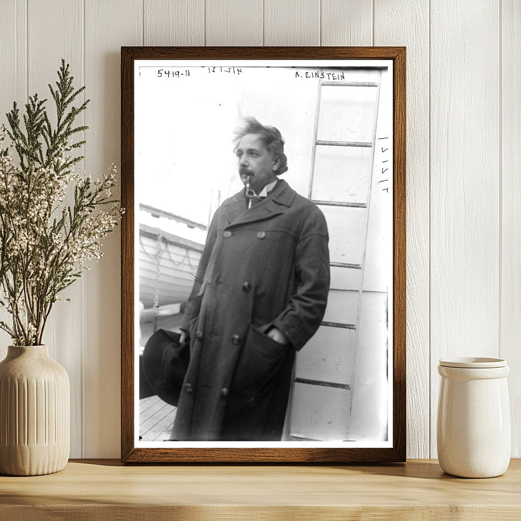 Timeless Portrait of Iconic Physicist Albert Einstein