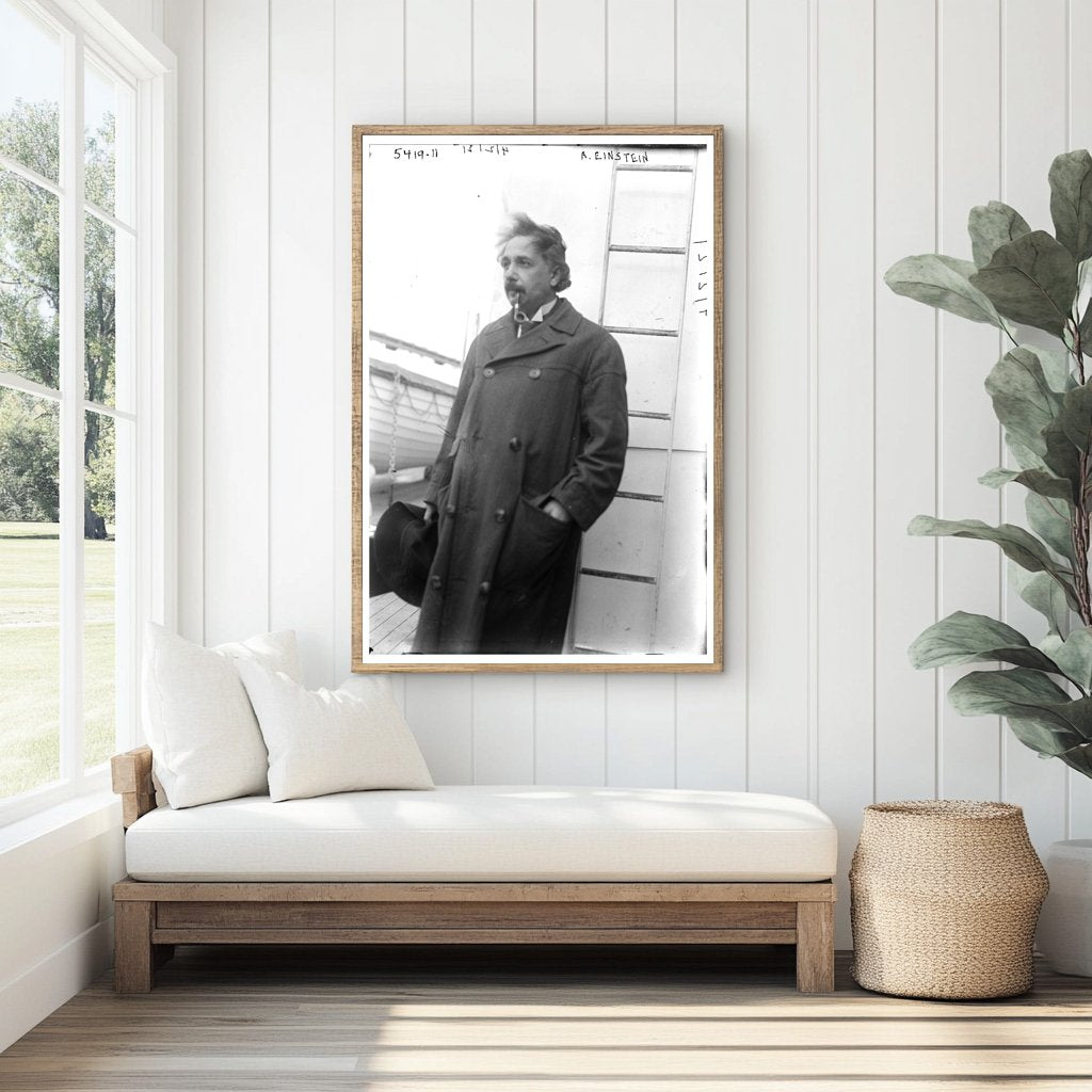 Timeless Portrait of Iconic Physicist Albert Einstein