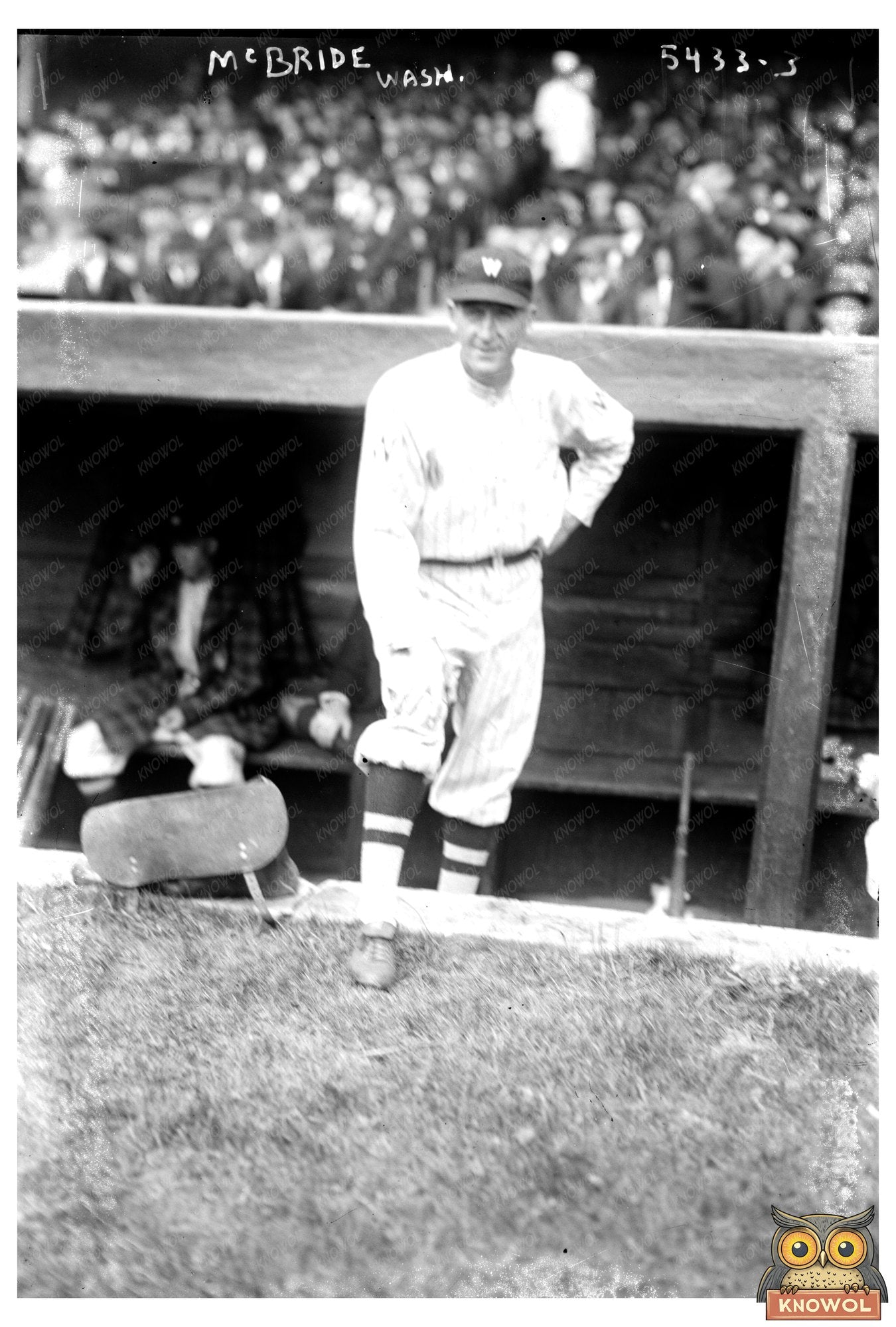1921 Baseball Star McBride of Washington, Alabama