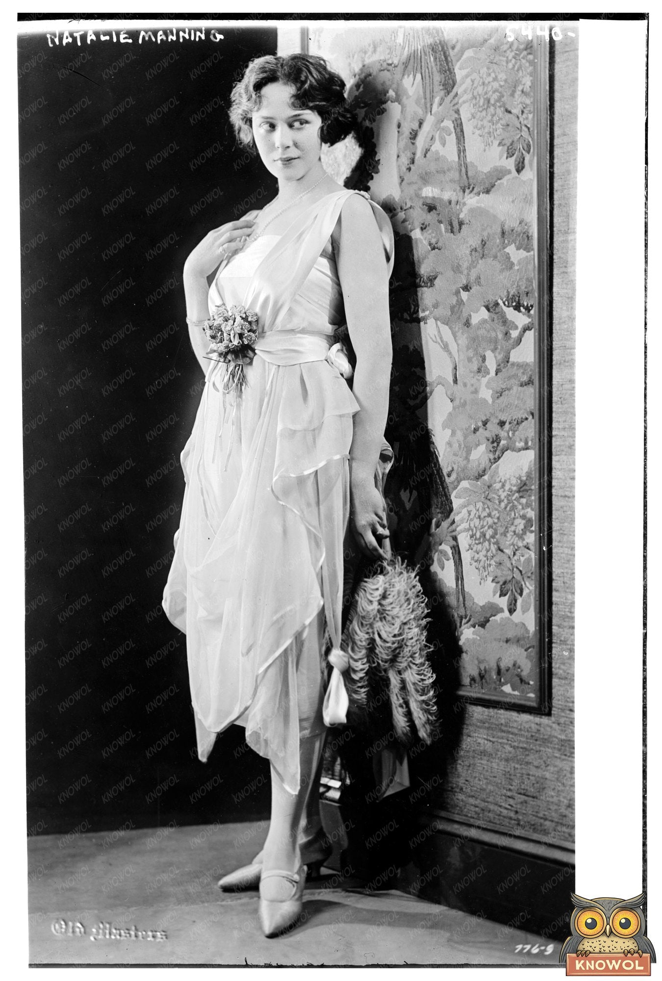 1920s Icon: Natalie Manning in Vintage Glass Negative