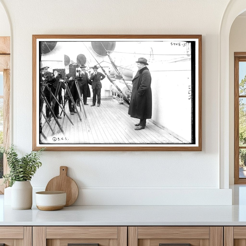 1921 Era Portrait of a Trailblazing Public Figure