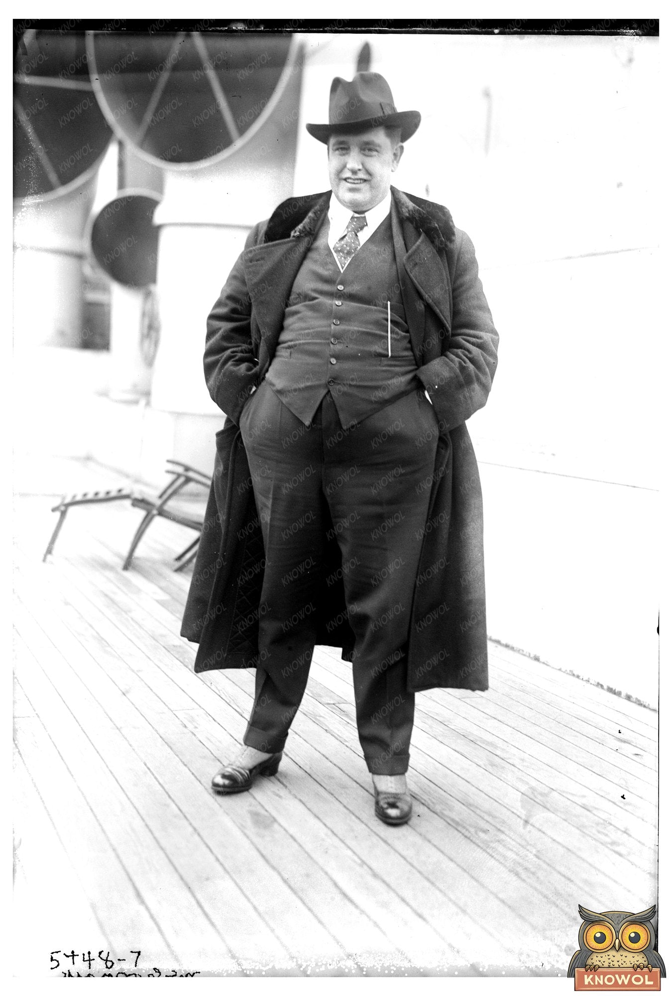 1921 Portrait of Influential Early 20th Century Leader