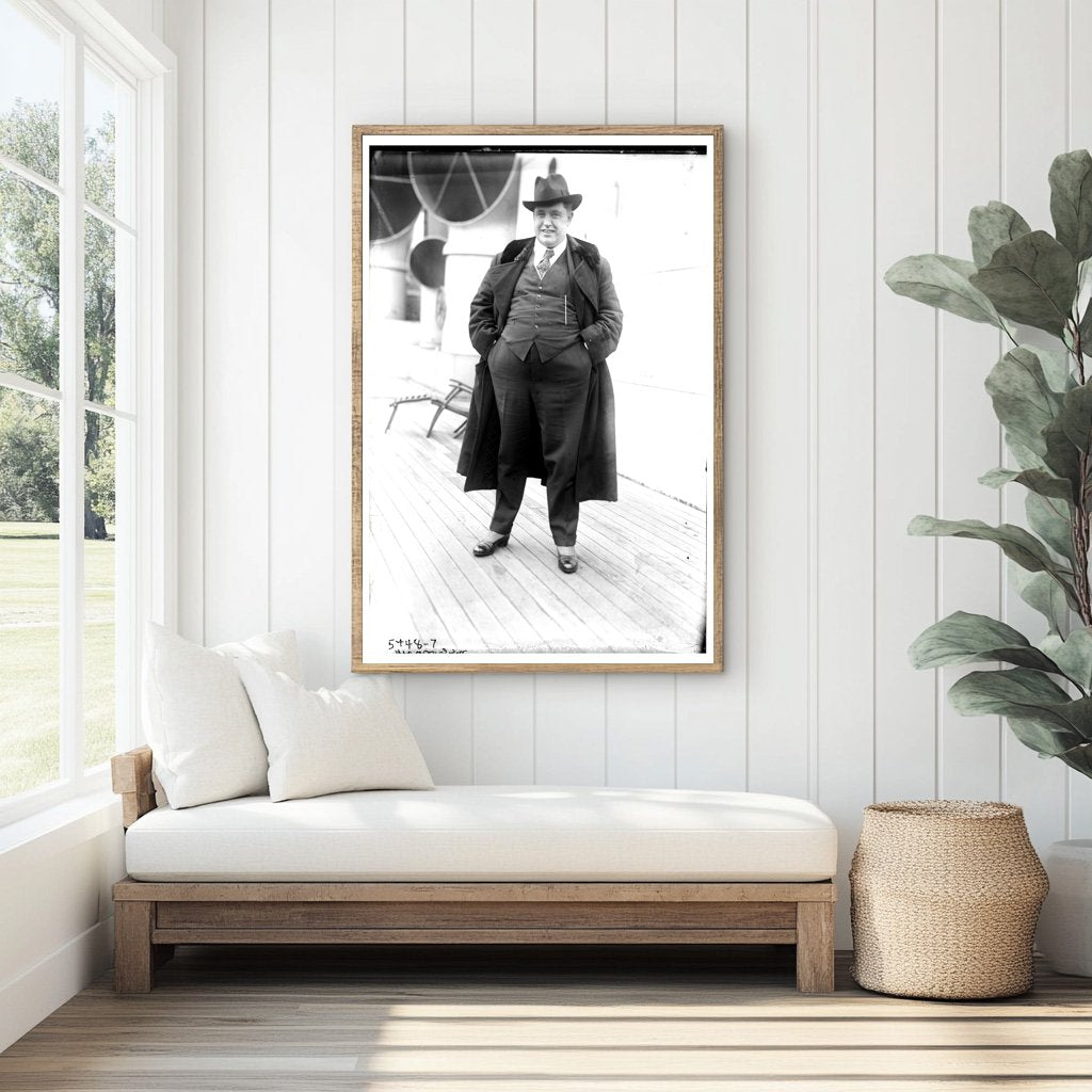 1921 Portrait of Influential Early 20th Century Leader