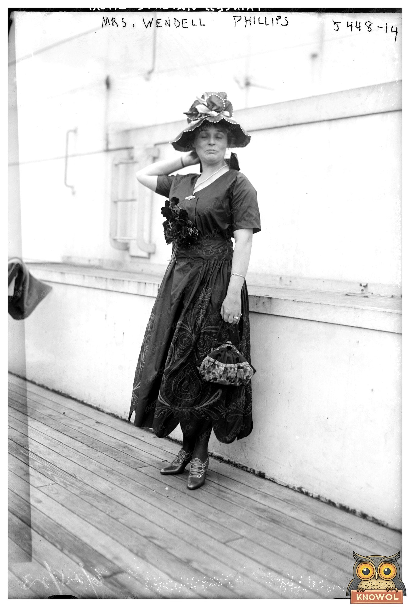 Progressive Activist in 1920s Social Movement Portrait