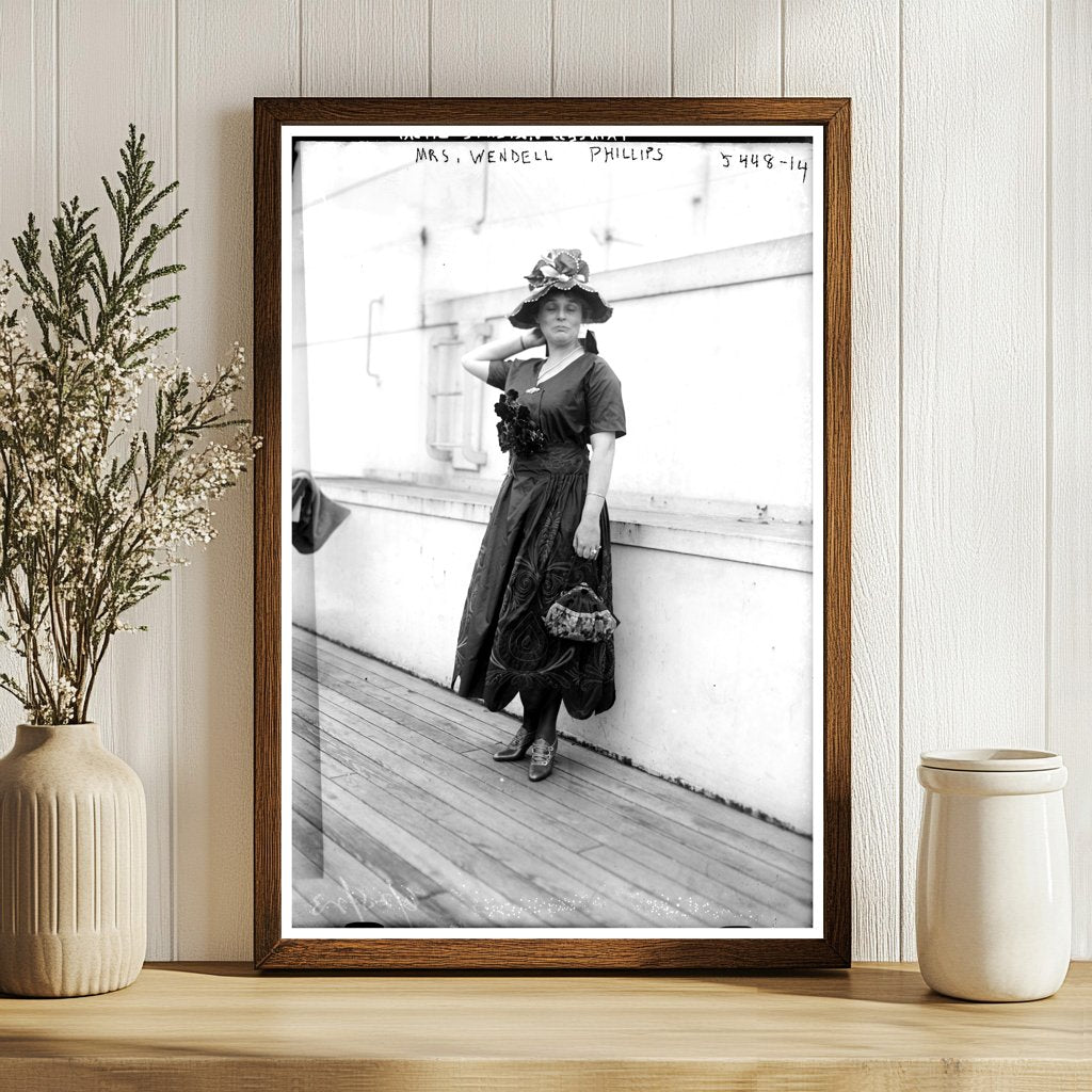 Progressive Activist in 1920s Social Movement Portrait