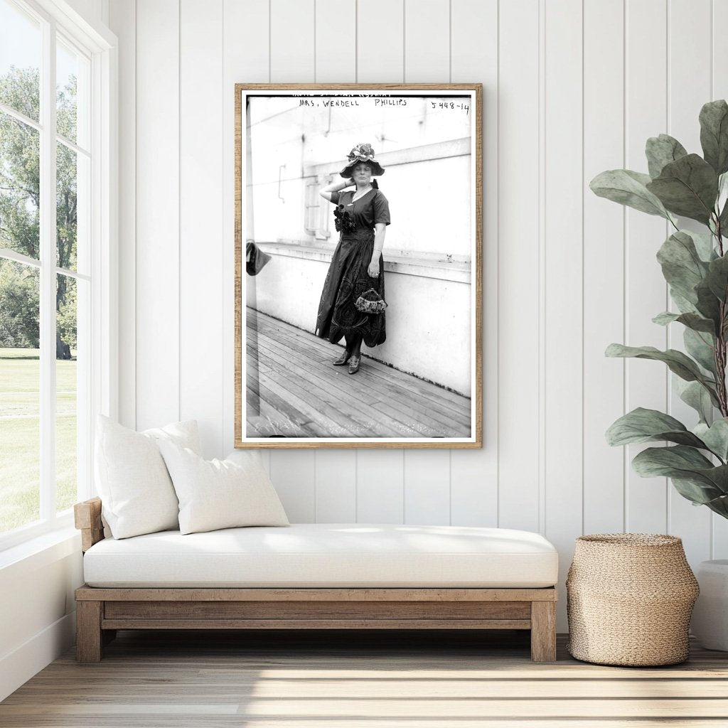 Progressive Activist in 1920s Social Movement Portrait