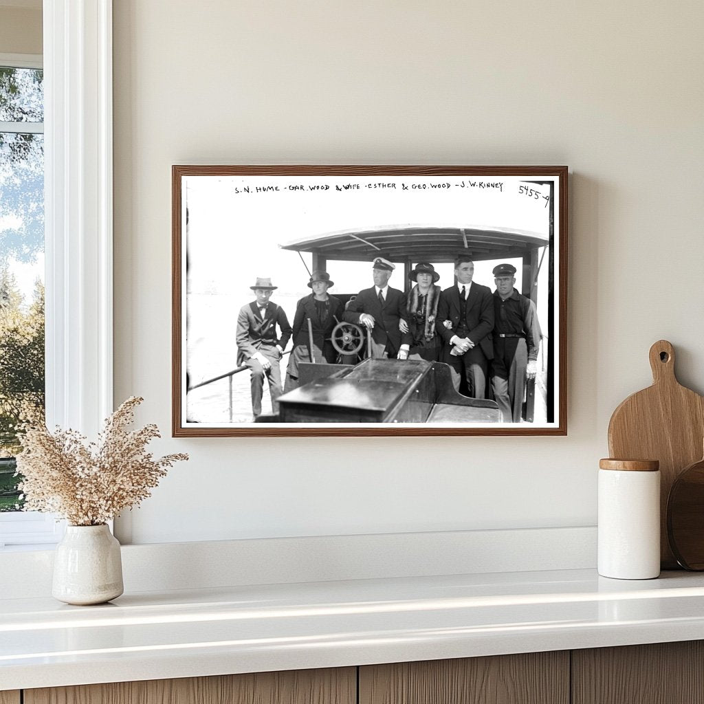 1920s Gathering of Influential Figures in Period Attire