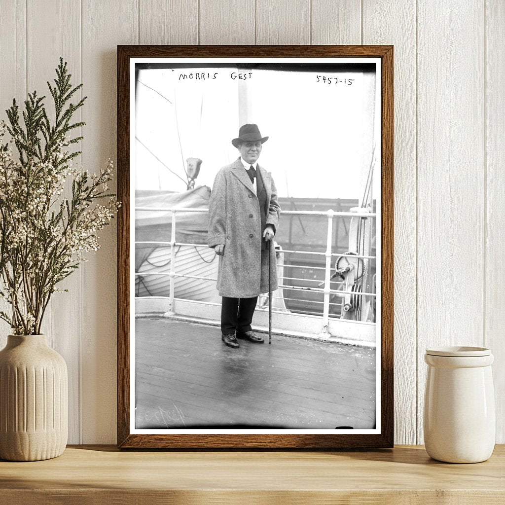 1920s Theater Pioneer in Captivating Portrait