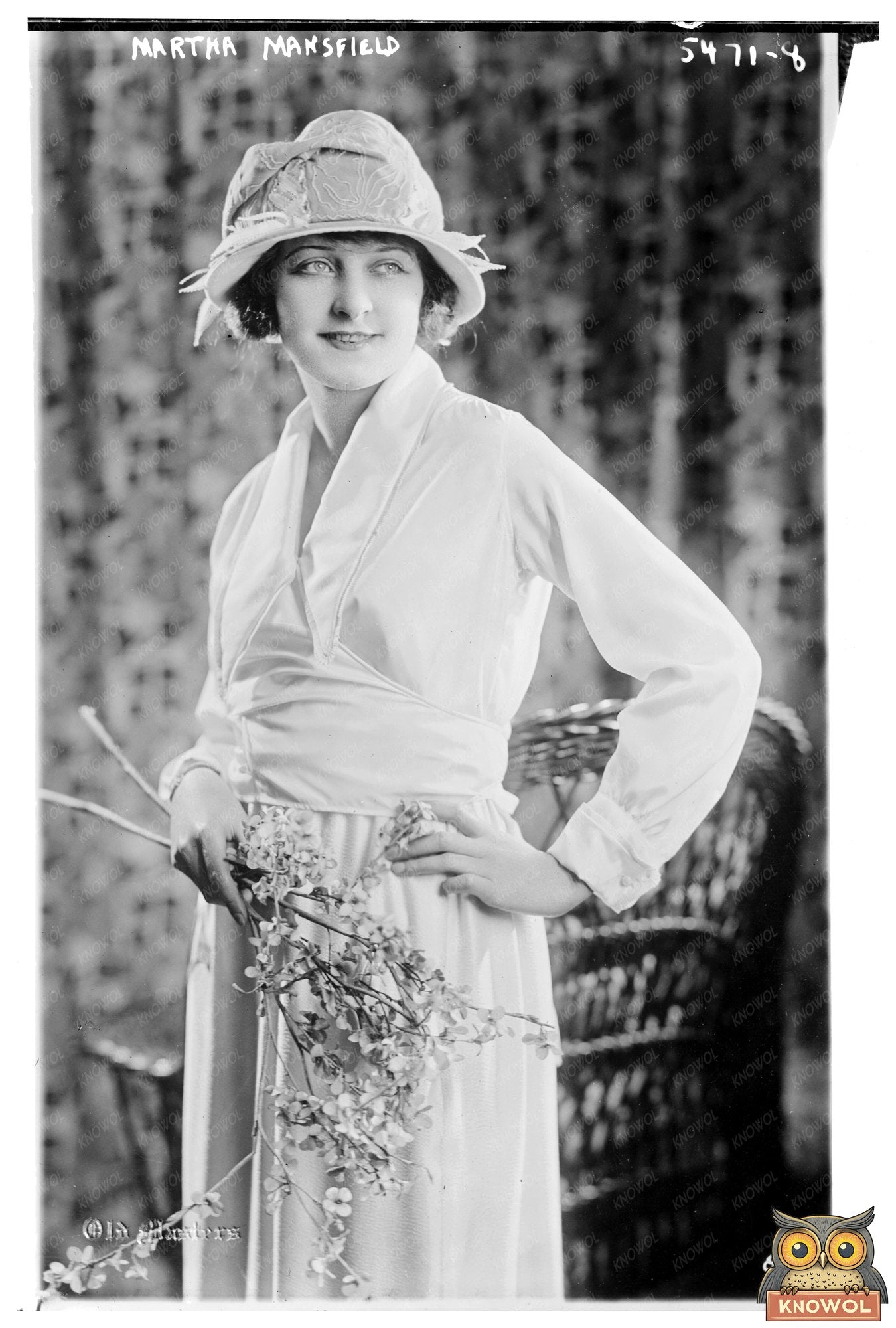 1920s Silent Film Star Martha Mansfield Portrait