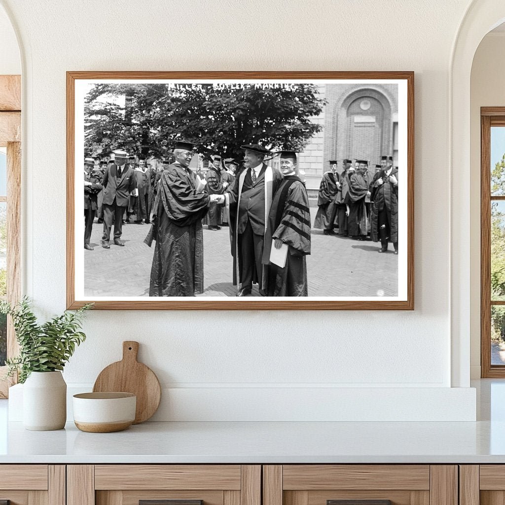 1921 Trio Portrait: Miller, Butler & Manning in Focus