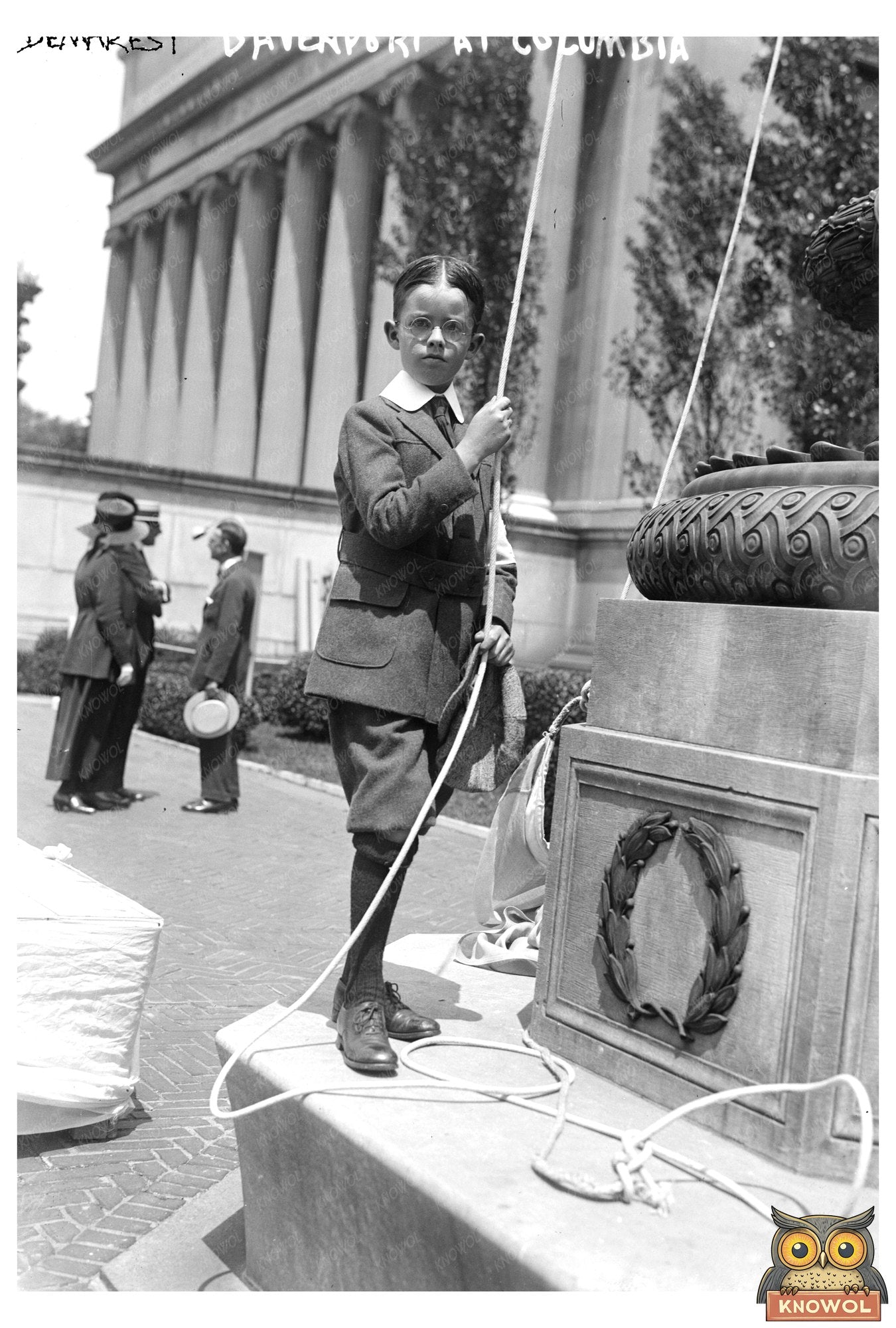 1921 Portrait of Columbia University Professor Davenport