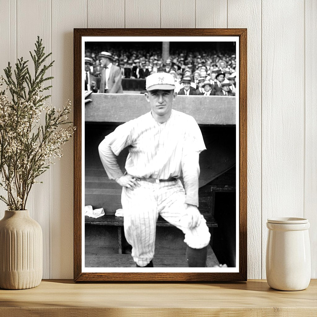 “1921 Baseball Star Frankie Frisch with New York Giants”