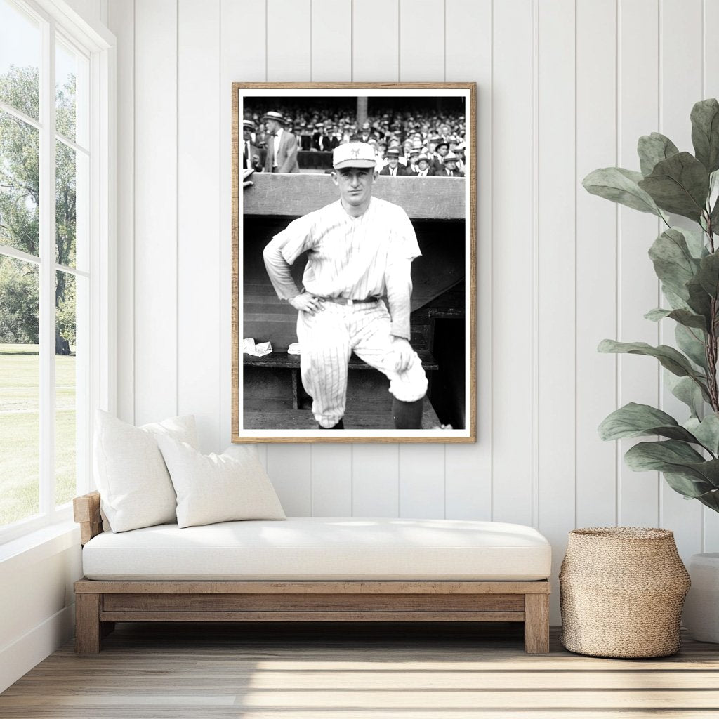 “1921 Baseball Star Frankie Frisch with New York Giants”