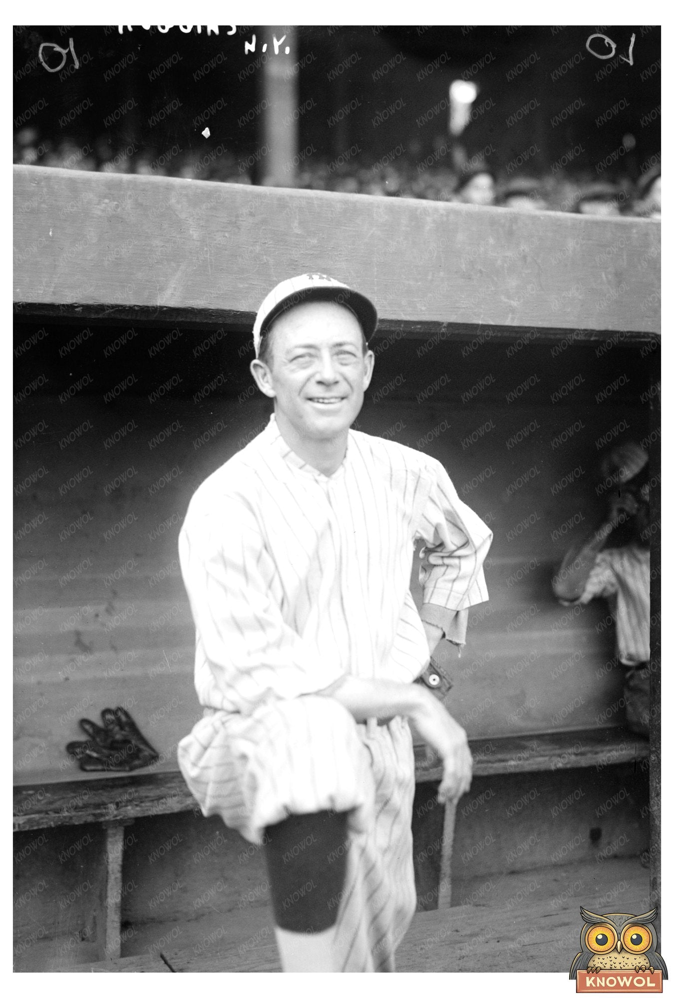 1922 Portrait of Legendary Yankees Manager Huggins