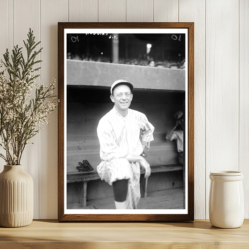 1922 Portrait of Legendary Yankees Manager Huggins