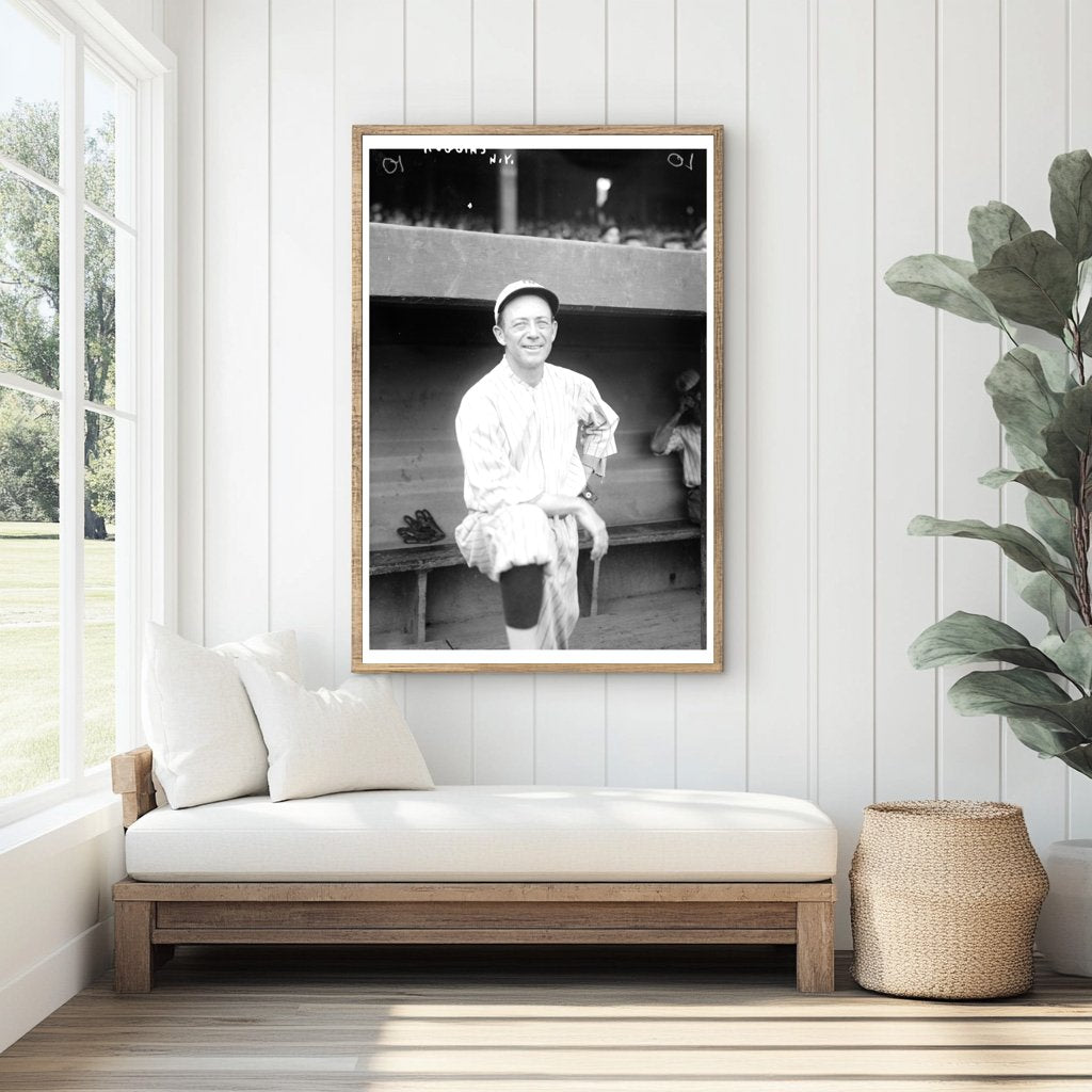 1922 Portrait of Legendary Yankees Manager Huggins